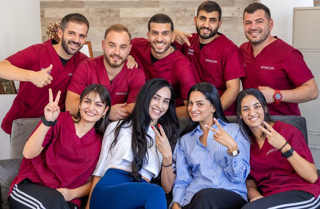Physiolife physiotherapy team in Aradippou, Larnaca